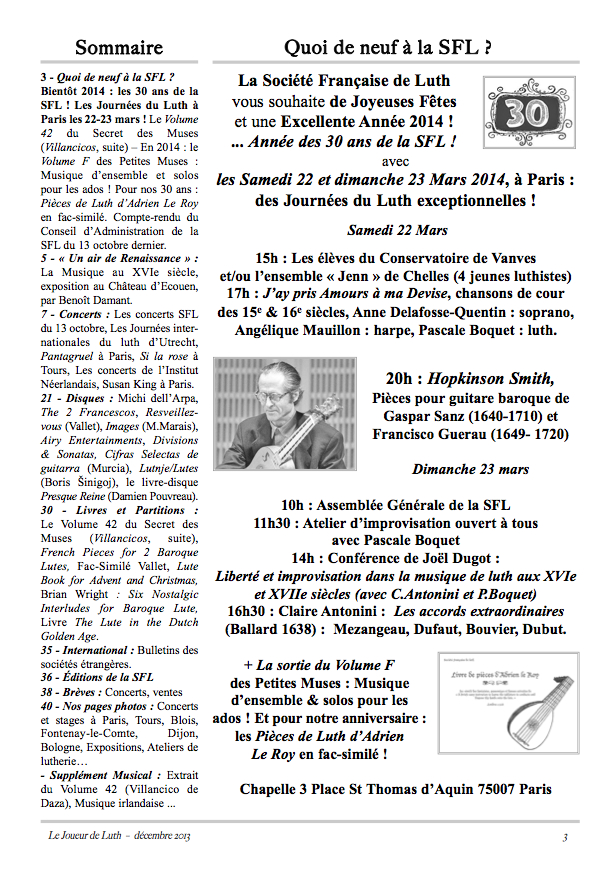 bulletin_dec_2013_sommaire.jpg - Le Joueur de Luth : Décembre 2013