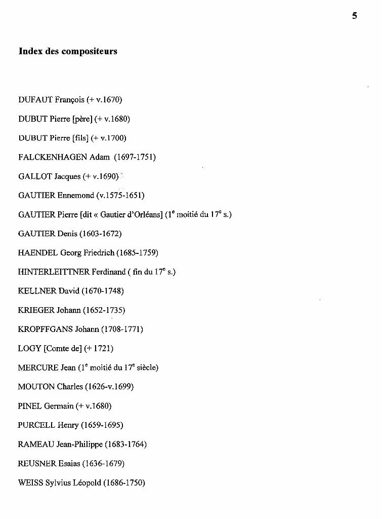 vol_34_index.jpg - Volume 34 : 80 Pièces faciles pour luth baroque (11 ou 13 choeurs)