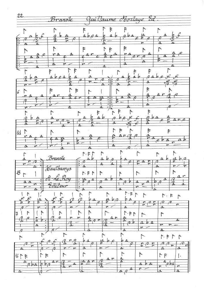 vol_43_1.jpg - Volume 43 : 90 pièces pour guitare Renaissance, seule ou avec accompagnement de luth,  Pièces originales et arrangements - France, Italie, Angleterre, Irlande, Espagne, 16e et début 17e siècle 